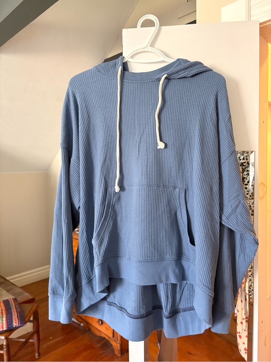 aerie Sweaters - 🚨🚨🚨DEAL!!!  3 FOR $35 Blue Waffle-Knit women’s Hooded Sweater